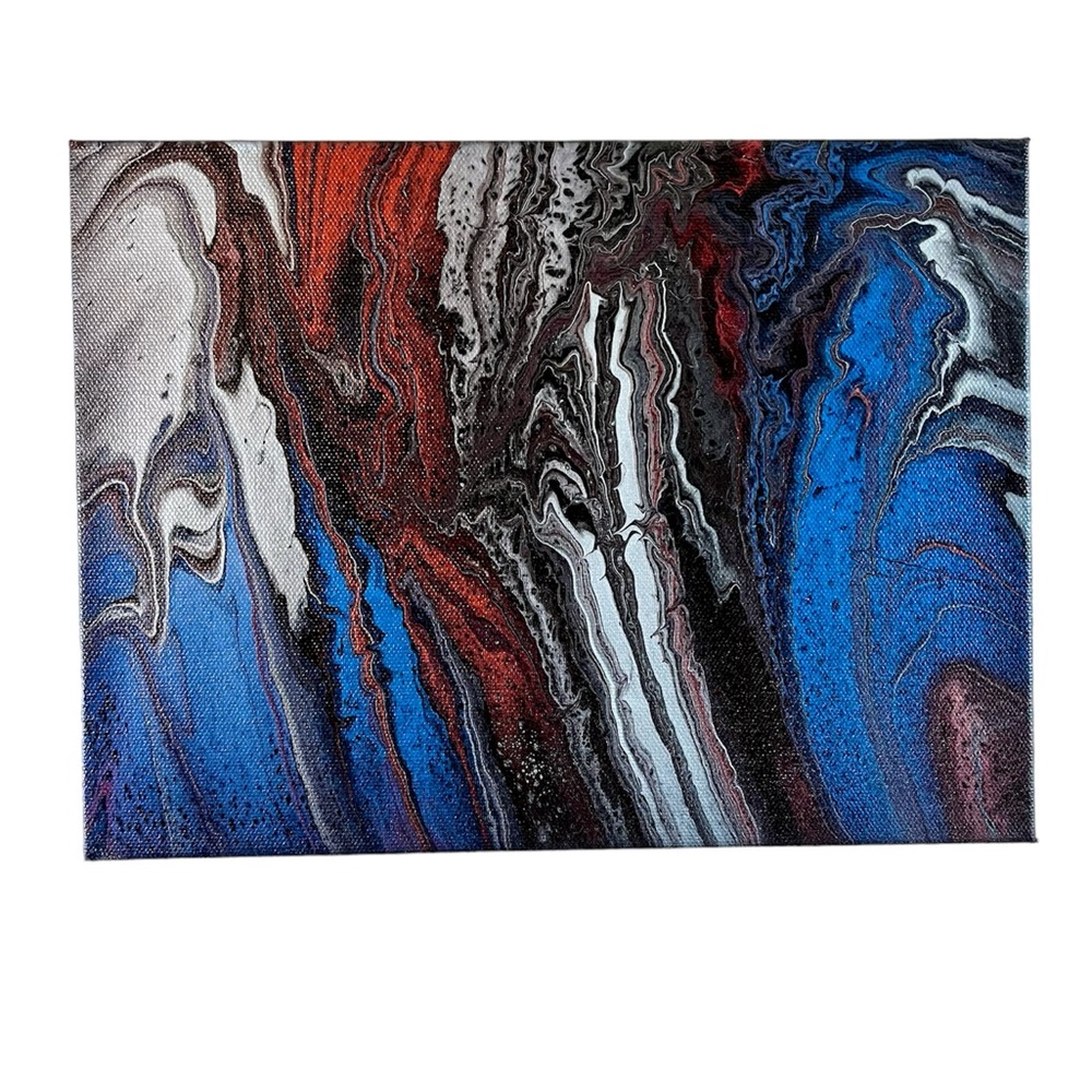 Handmade original fluid artwork